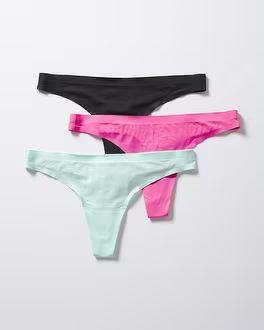 Soft Stretch Thong 3 Pack | Soma Intimates