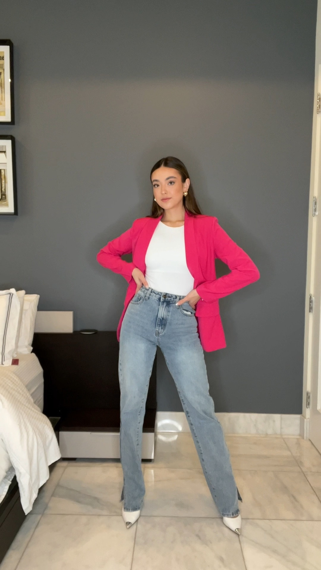 Casual chic blazer jean outfit 

#LTKstyletip #LTKSeasonal #LTKworkwear