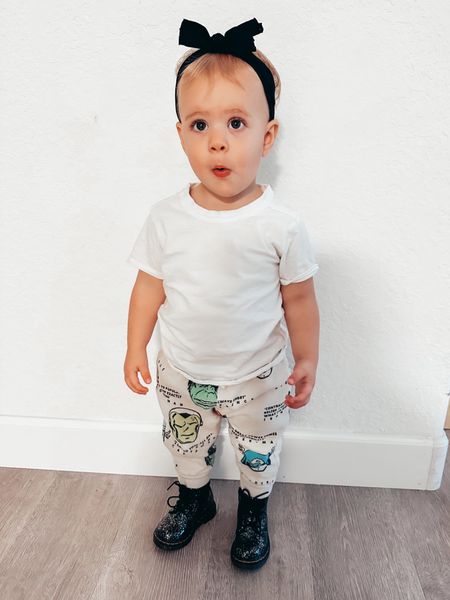 Brother’s pants with combat boots, our new favorite combo 😍🖤

#LTKHalloween #LTKkids #LTKSeasonal