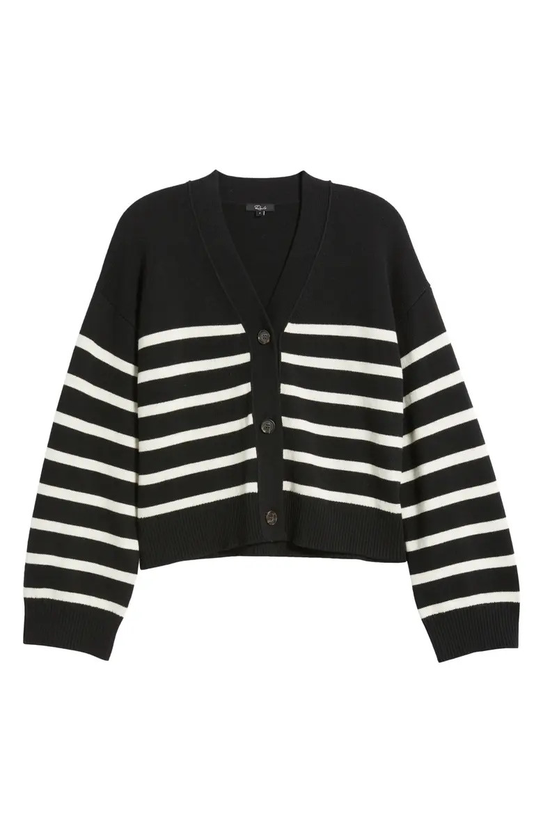 Geneva Stripe Wool & Cashmere Blend Cardigan | Nordstrom