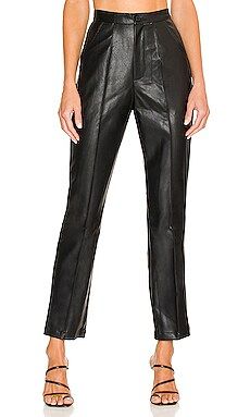 SNDYS Lennox PU Pant in Black from Revolve.com | Revolve Clothing (Global)