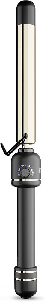 HOT Tools 24K Gold Extended Barrel 1" Curling Wand for Bouncy Curls | No Clamp for Quick and Easy... | Amazon (US)
