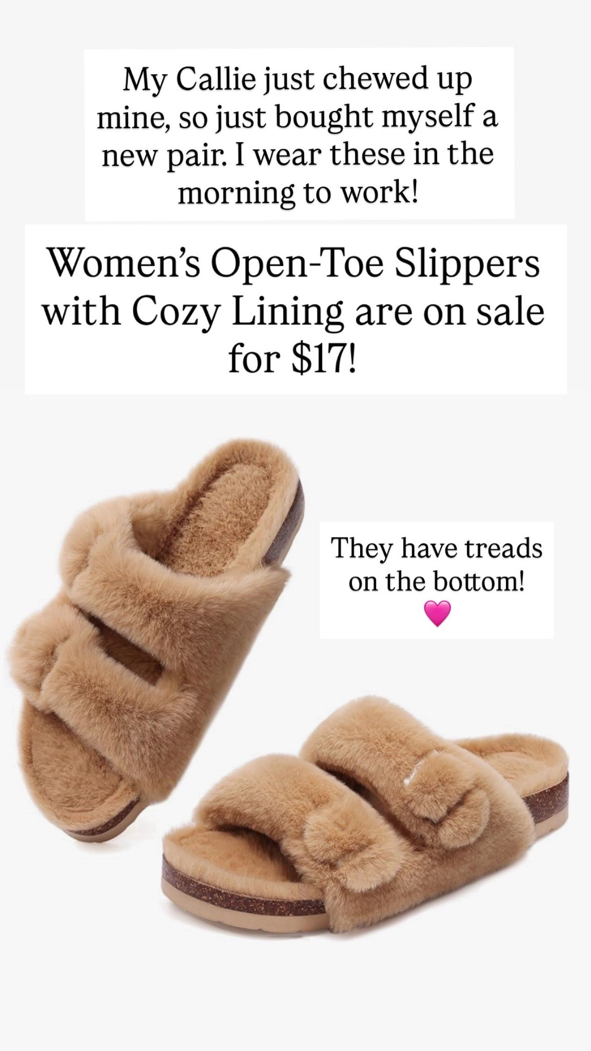 I love these Sherpa lined sandals 

#LTKGiftGuide