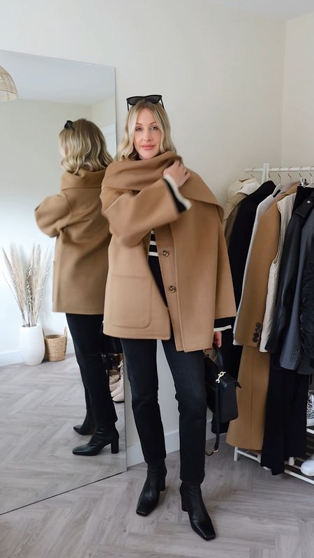 Toteme scarf jacket outfits: I’ve linked similar wool camel coats below! #toteme #scarfjacket #woolcoat #camelcoat 

*get 10% off Toteme at Farfetch until Oct 31st with code: CHARLOTTEFF

#LTKSeasonal #LTKstyletip #LTKeurope
