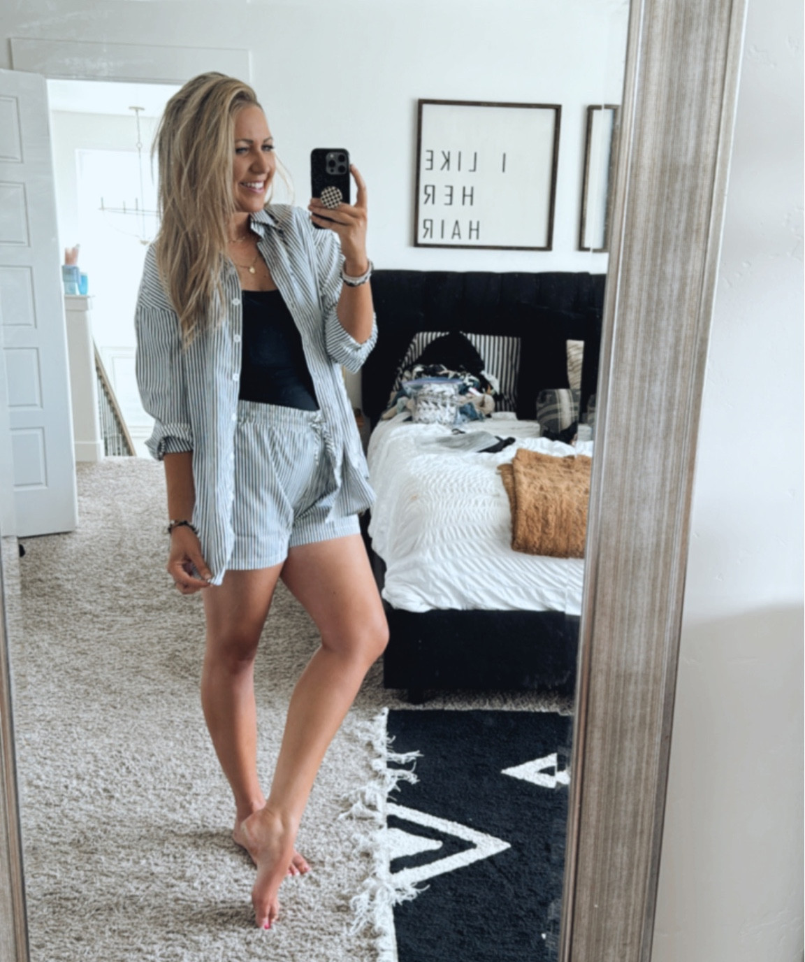 This set is soooo cute!! Love the stripes and button shirt with matching shorts! Sold as a set! 

#LTKstyletip #LTKswim #LTKtravel