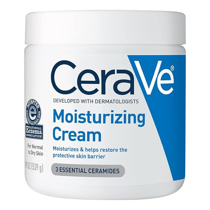 CeraVe Moisturizing Cream | Body and Face Moisturizer for Dry Skin | Body Cream with Hyaluronic A... | Amazon (US)
