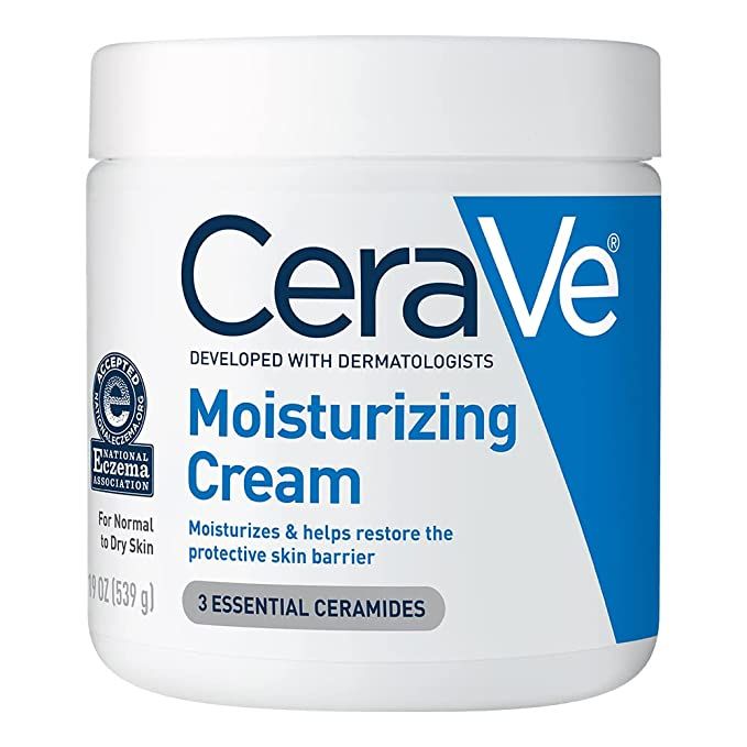 CeraVe Moisturizing Cream | Body and Face Moisturizer for Dry Skin | Body Cream with Hyaluronic A... | Amazon (US)