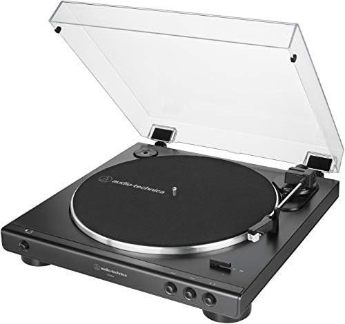 Audio-Technica AT-LP60X-BK Fully Automatic Belt-Drive Stereo Turntable, Black, Hi-Fi, 2 Speed, Du... | Amazon (US)
