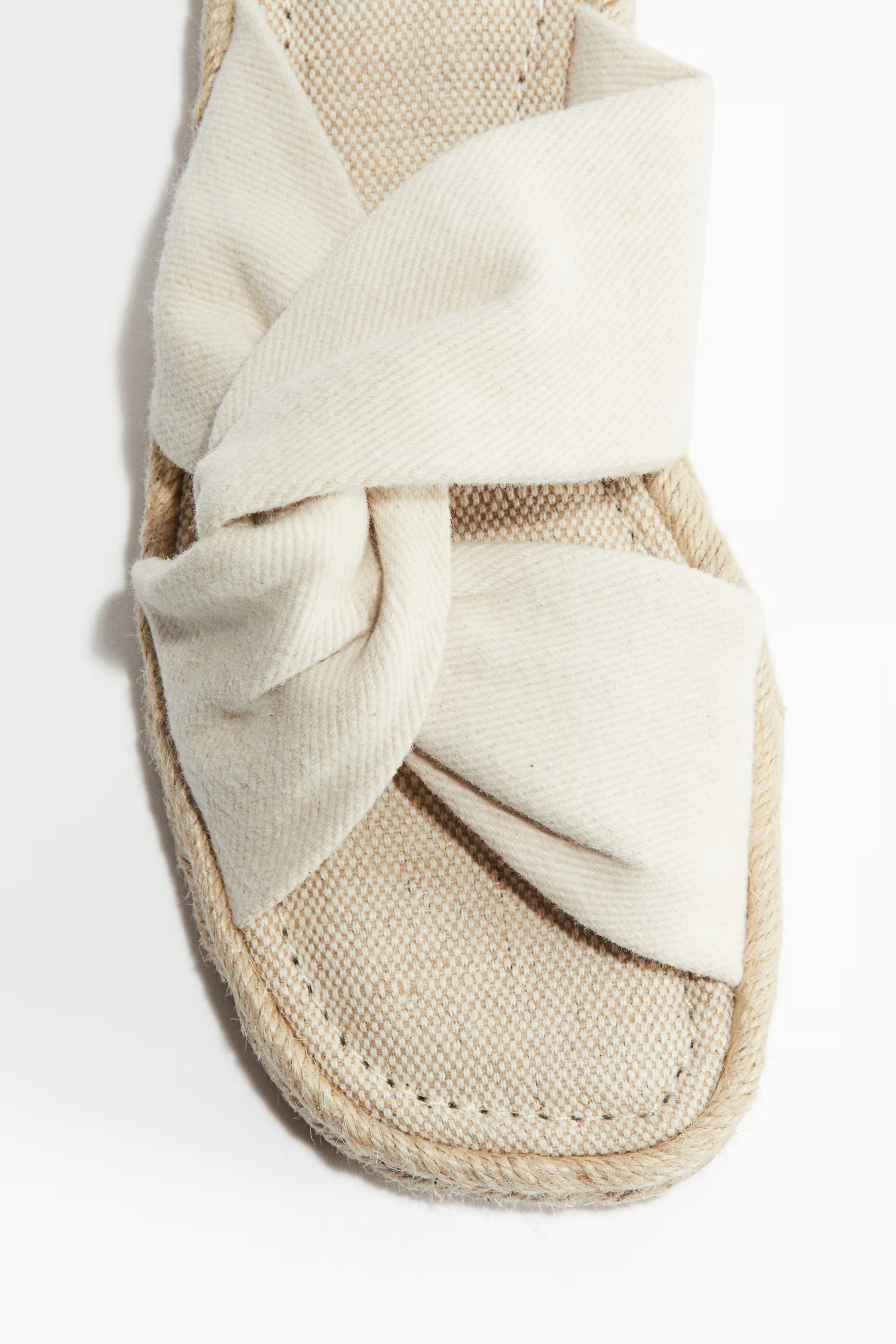 Twist-detail espadrille sandals | H&M (UK, MY, IN, SG, PH, TW, HK)