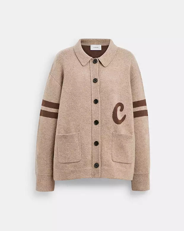 Signature Script Cardigan | Coach (US)