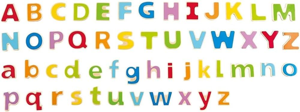 Hape ABC Magnetic Fridge Letters Toddler Learning Toy Small | Amazon (US)
