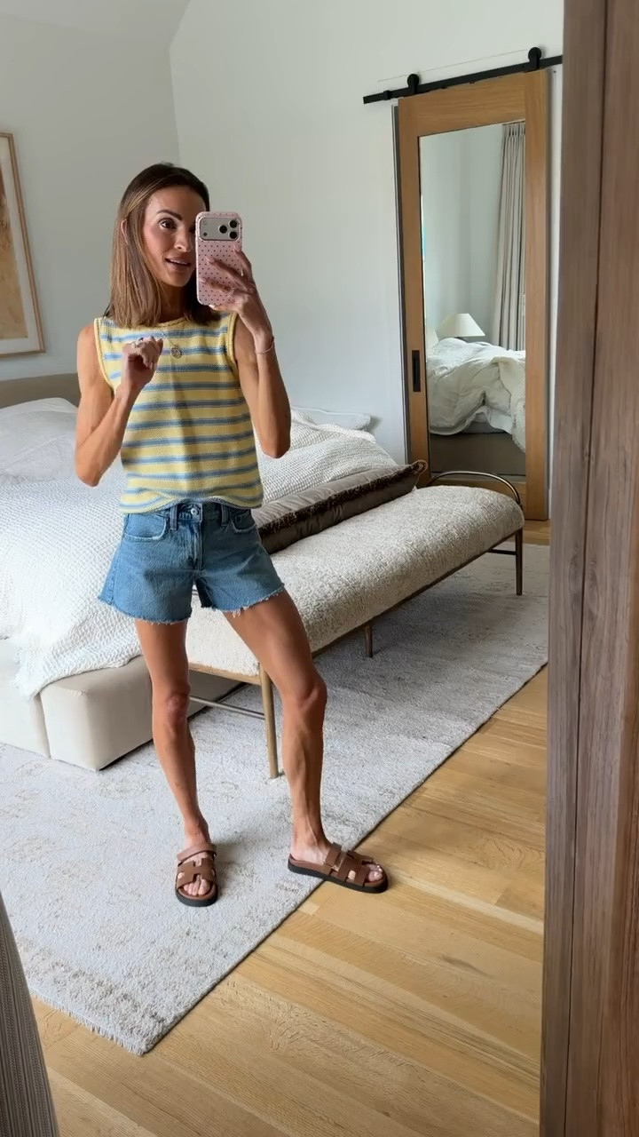 Sleeveless sweater top on sale! 💛