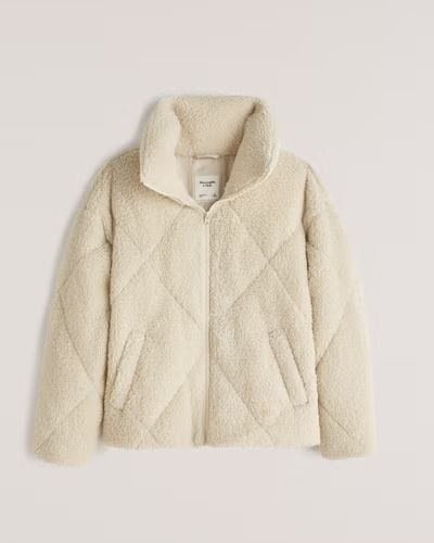 A&F Sherpa Quilted Puffer | Abercrombie & Fitch (US)