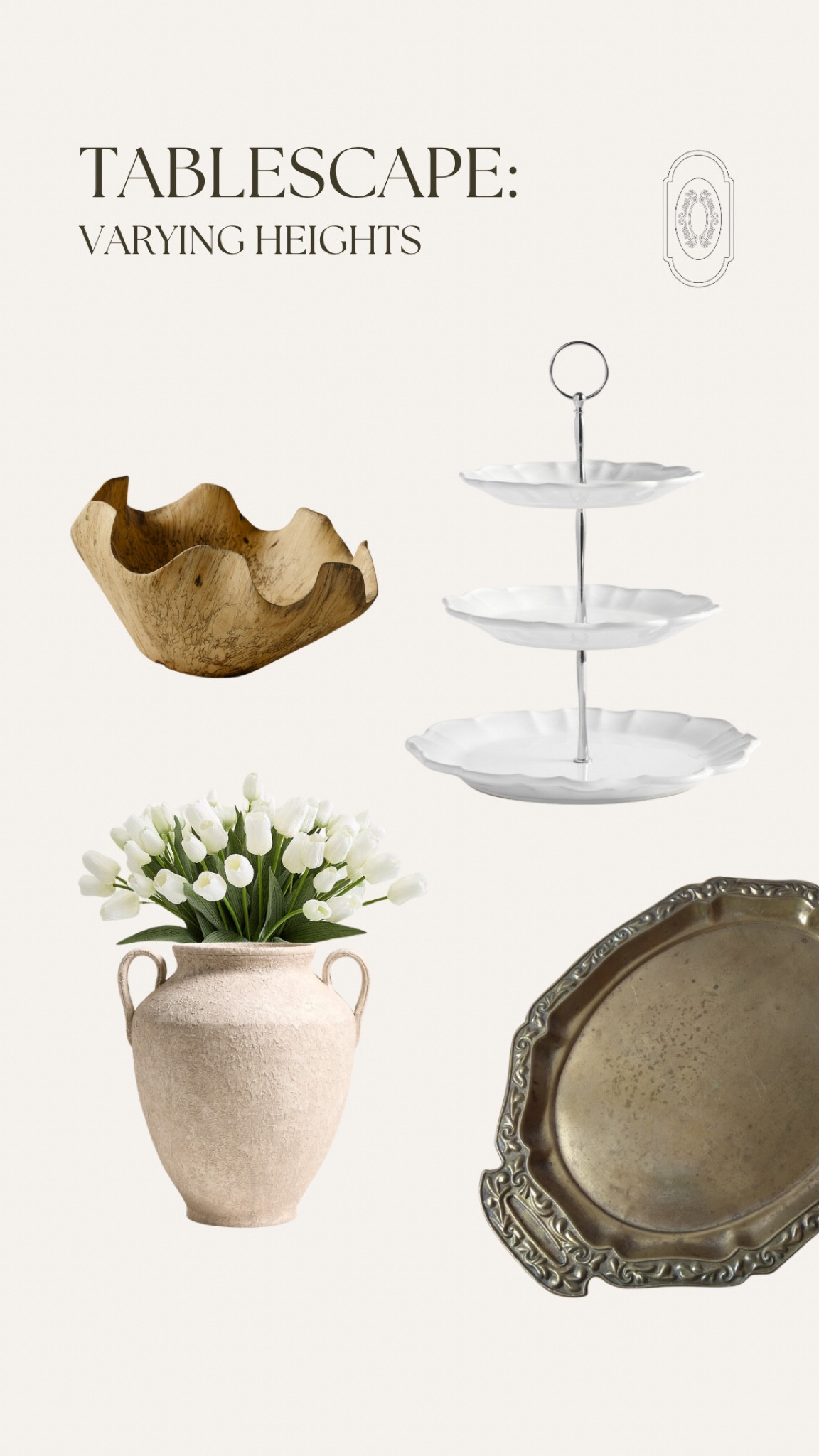 Add varying heights to your tablescape for a curated look🤎

#LTKSeasonal #LTKHome #LTKParties