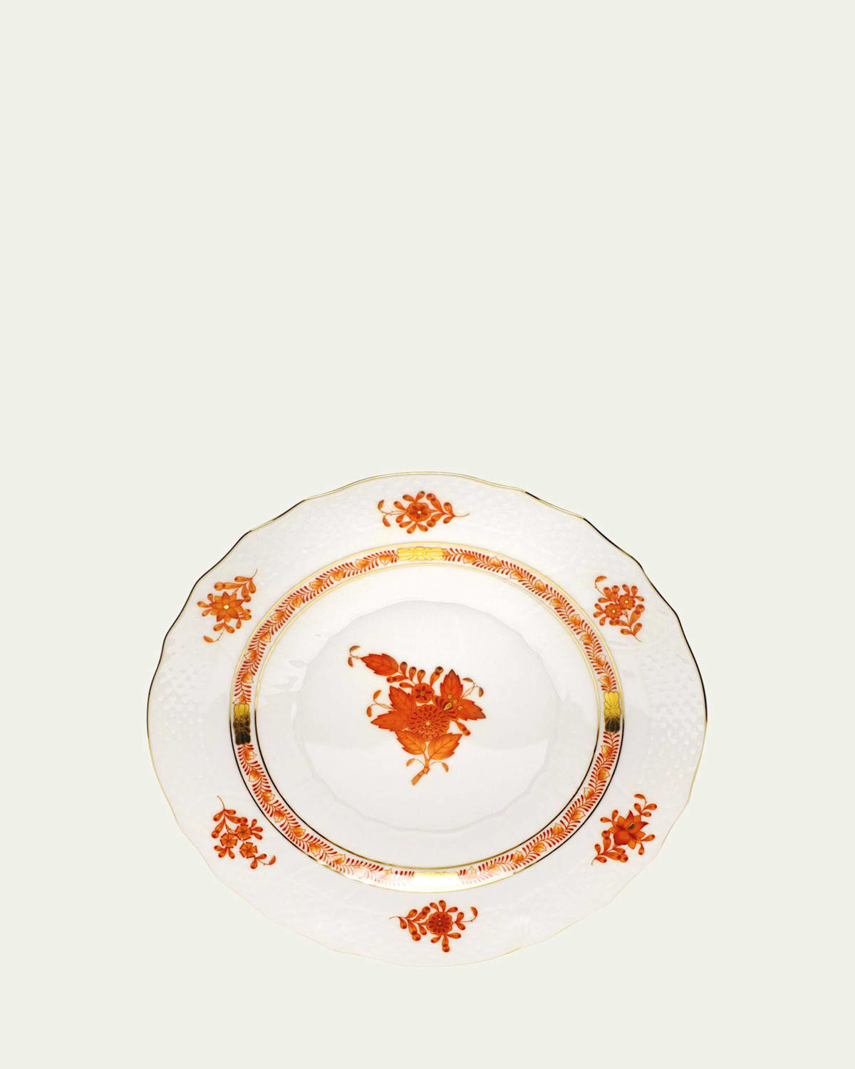 Rust Chinese Bouquet Salad Plate | Bergdorf Goodman