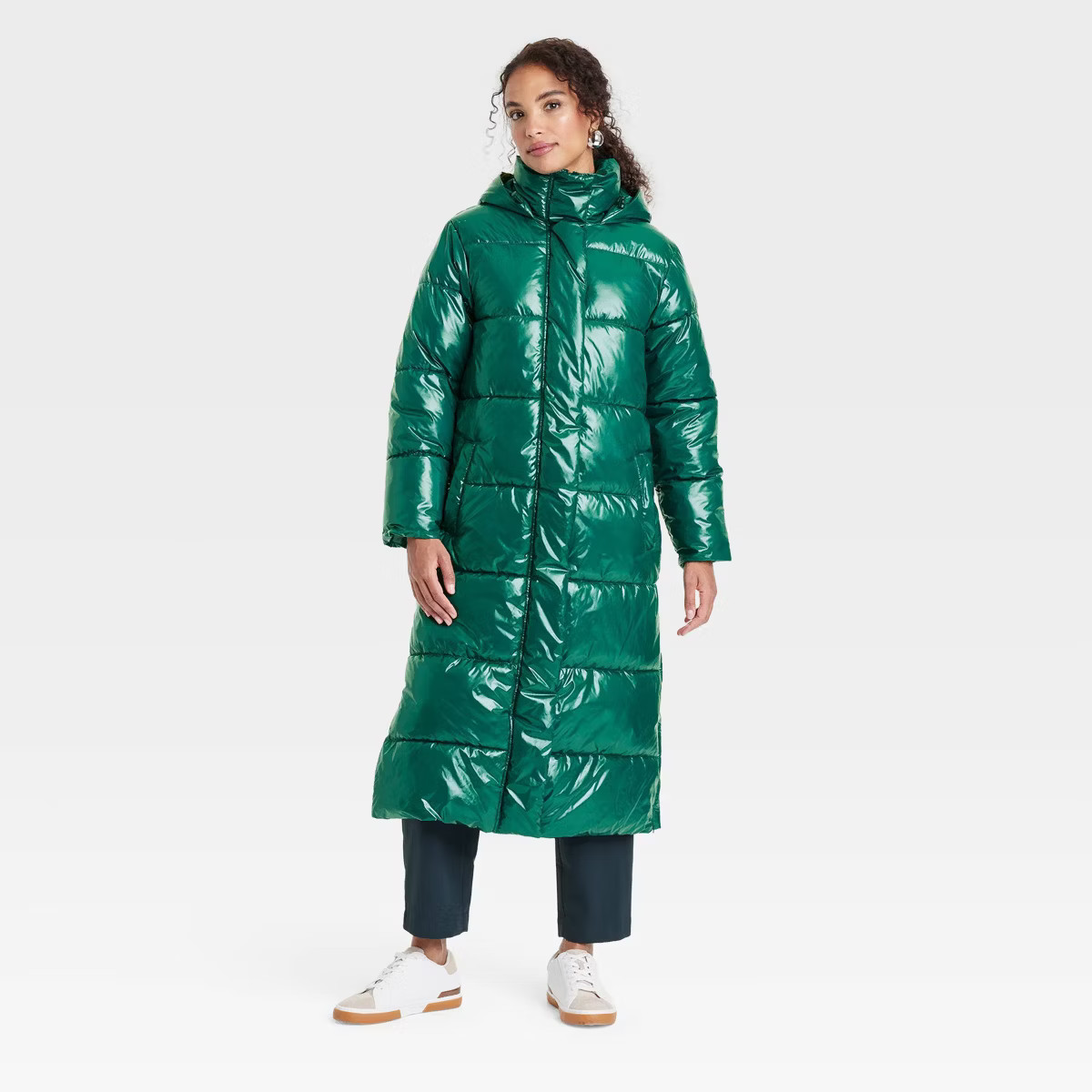 Women's Hooded Duvet Puffer Jacket - A New Day™ | Target