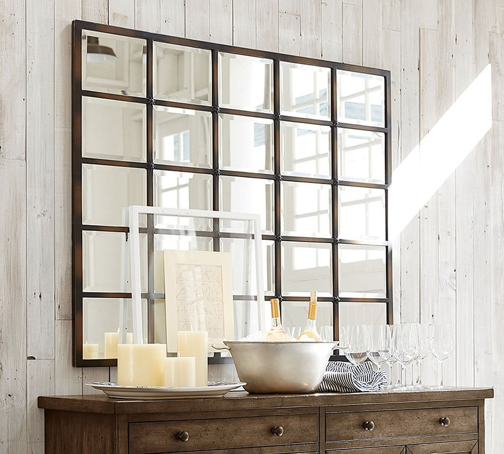 Eagan Large Multipanel Wall Mirror - 44" x 55" | Pottery Barn (US)