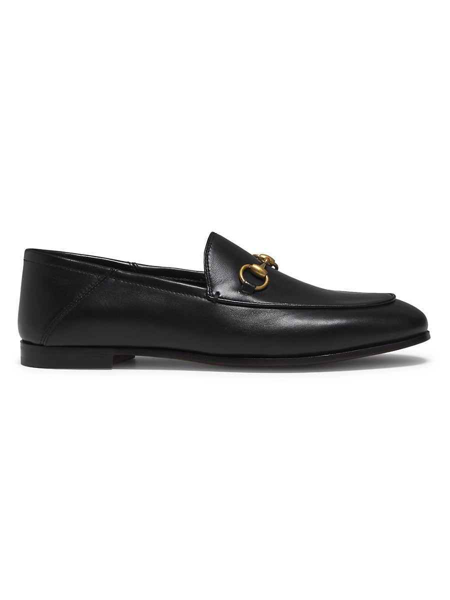 Women's Brixton Leather Horsebit Loafers - Black - Size 5.5 | Saks Fifth Avenue