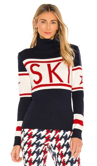 Perfect Moment Schild Sweater in Navy. - size S | Revolve Clothing (Global)