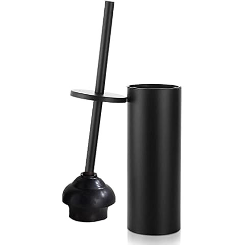 DOWRY Anti-Hand Off Bronze Toilet Plunger with Holder for Bathroom,Powerful Efficient Force Sucti... | Amazon (US)