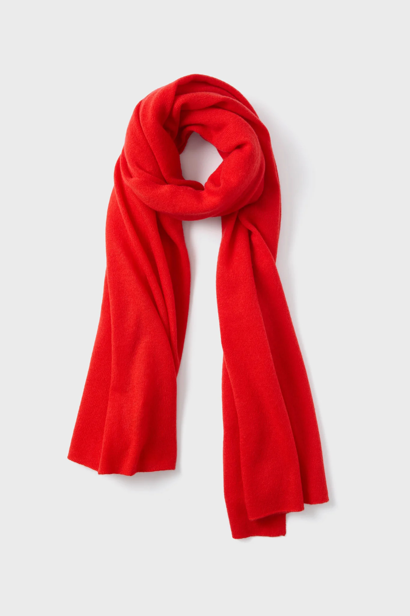 Poppy Red Cashmere Blanket Scarf | Tuckernuck (US)