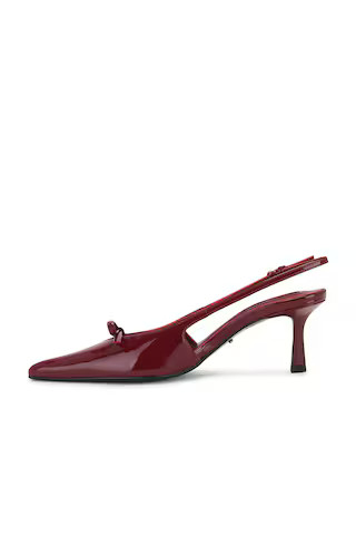 Quill Slingback in Bordeaux Patent | Revolve Clothing (Global)