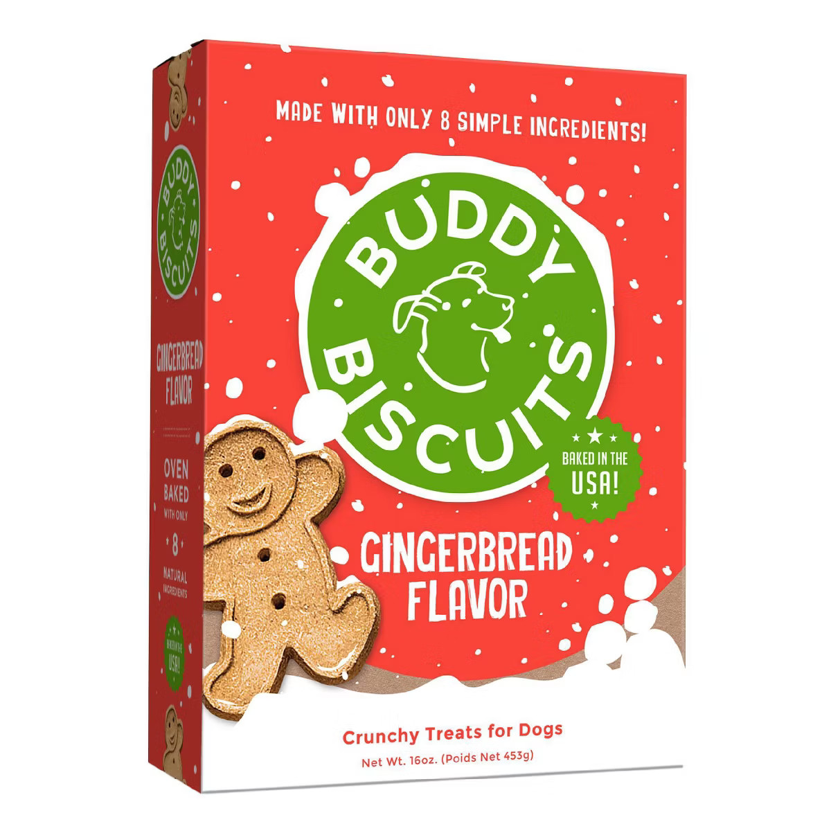 Buddy Biscuits Gingerbread Flavor Holiday Dog Treats - 16oz | Target