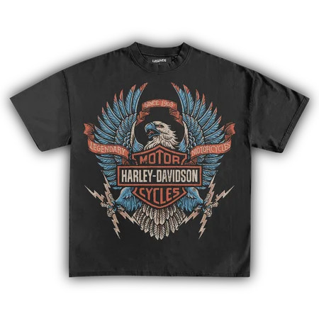 HARLEY DAVIDSON ELECTRIC EAGLE TEE Graphic Tee Unisex shirt T Shirt Color: Forest Green Size: 3XL | Walmart (US)