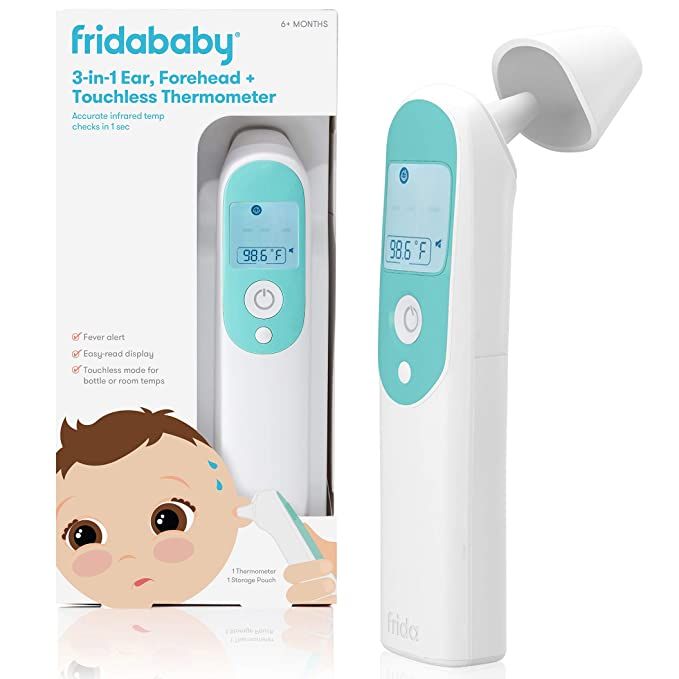 Infrared Thermometer 3-in-1 Ear, Forehead + Touchless for Babies, Toddlers, Adults, and Bottle Te... | Amazon (US)