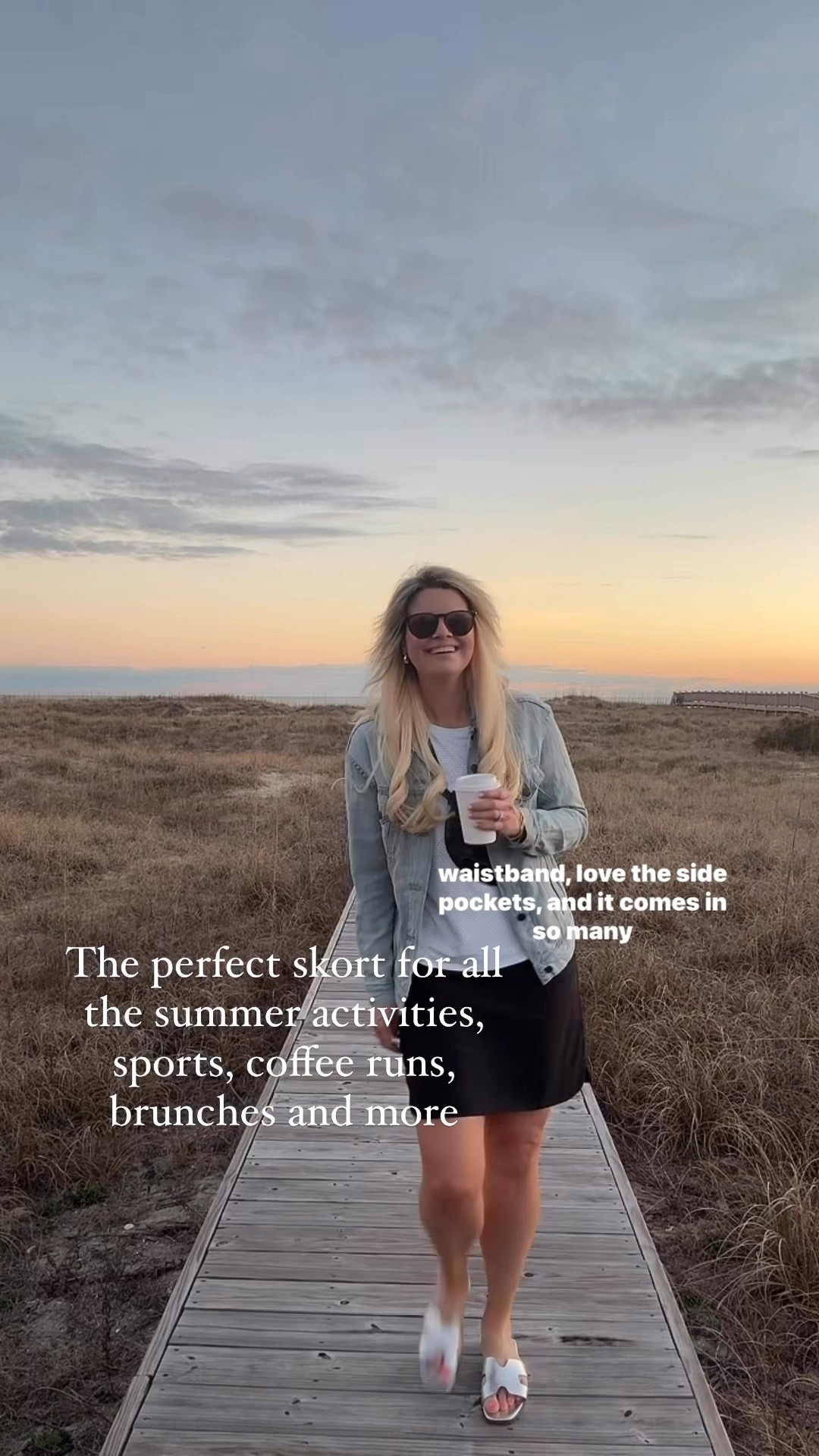 I love the length of this super cute skort perfect for all things summer.  Follow and comment SKORT for a link .

Comfy, lightweight fabric with built in 5” biker shorts 
Wide, stretchy waistband
Pockets to throw in your phone or other essentials 
So many colors to choose from 

I love how cute it is to wear for sports, hiking, coffee or dress it up for brunch. I can’t wait to wear this all spring and summer 

#LTKFindsUnder50 #LTKActive #LTKTravel