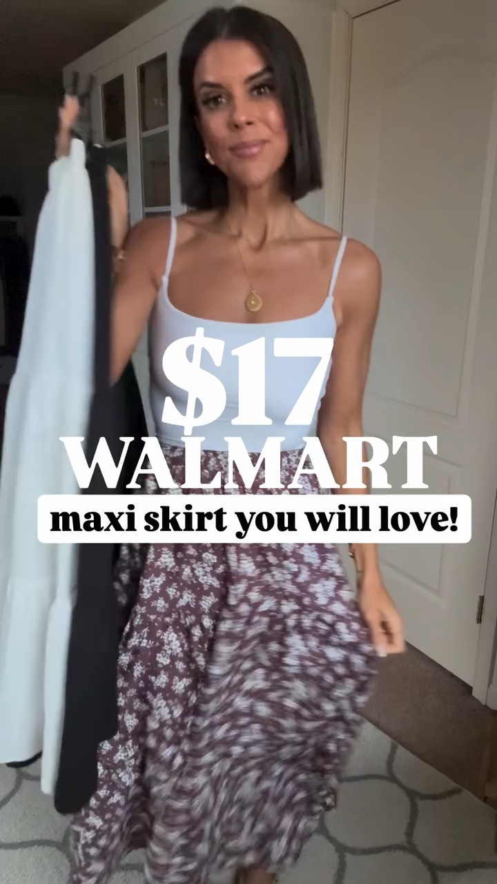$17 Walmart maxi skirt restocked! Size small.

#LTKSaleAlert #LTKootd #LTKSeasonal