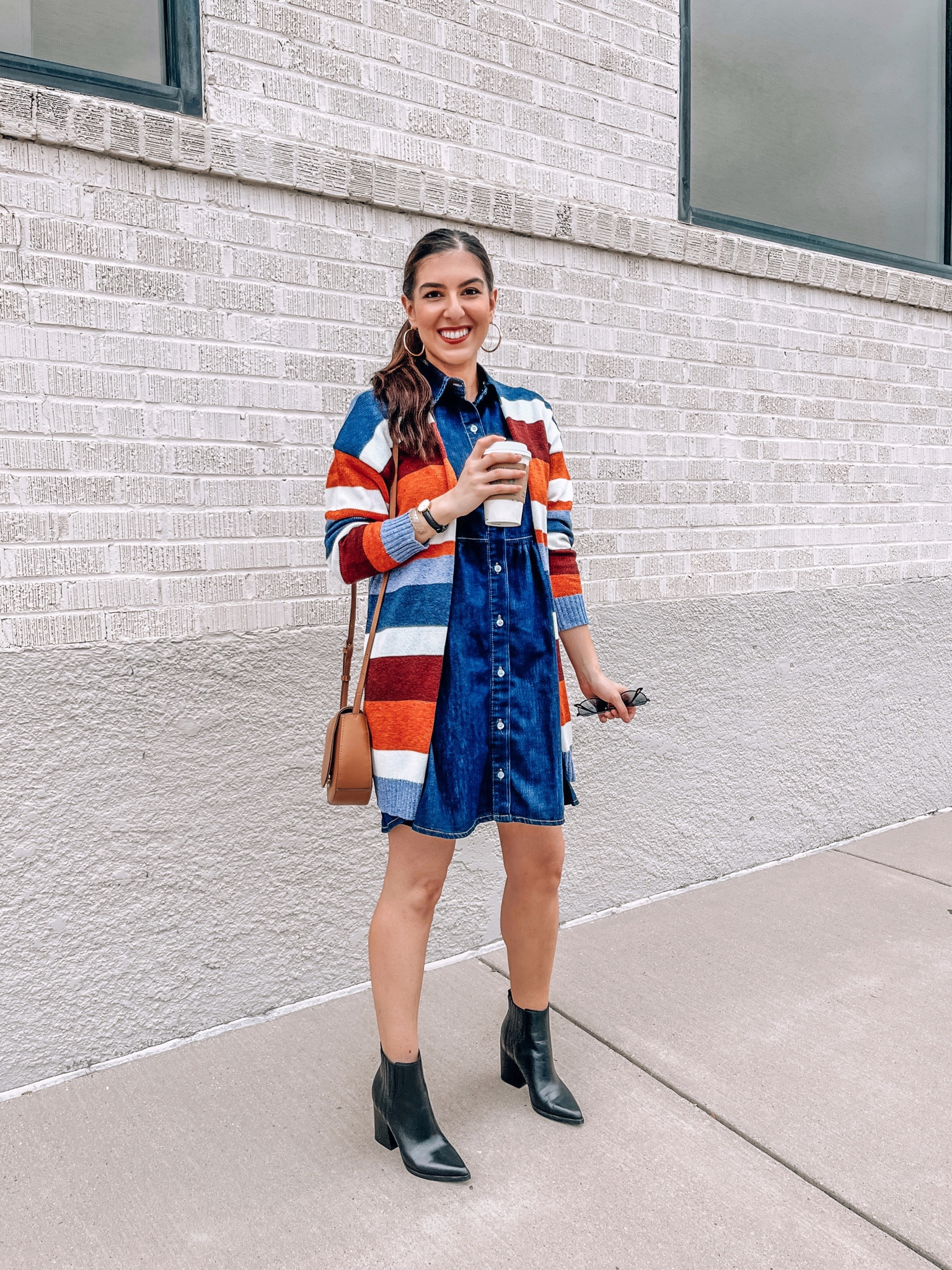 Styling Amazon Fall Outfits Part 4 today on my Instagram Reels 💙🧡 This denim dress is so versatile. It is a great work wear dress, church dress, everyday dress and easy to style with a cardigan or jacket paired with any shoe for the occasion. Wearing size XS in the color Twilight Blue. Comes in other colors. Wearing Small in the Cardigan and also other colors. 

Amazon Fashion | Work Wear | Teacher Outfits | Fall Outfits 



#LTKworkwear #LTKfindsunder50 #LTKSeasonal