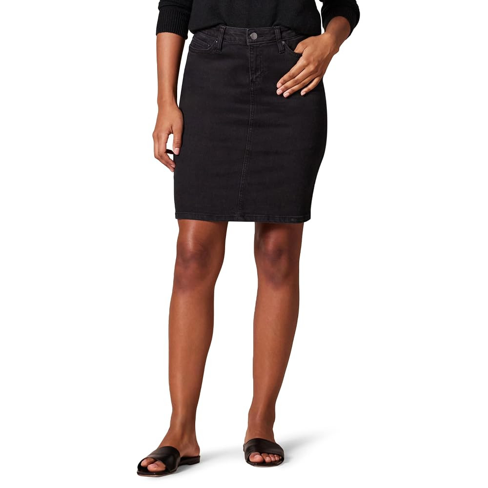 Amazon Essentials Women's Classic 5-Pocket Denim Skirt (Available in Plus Size) | Amazon (US)