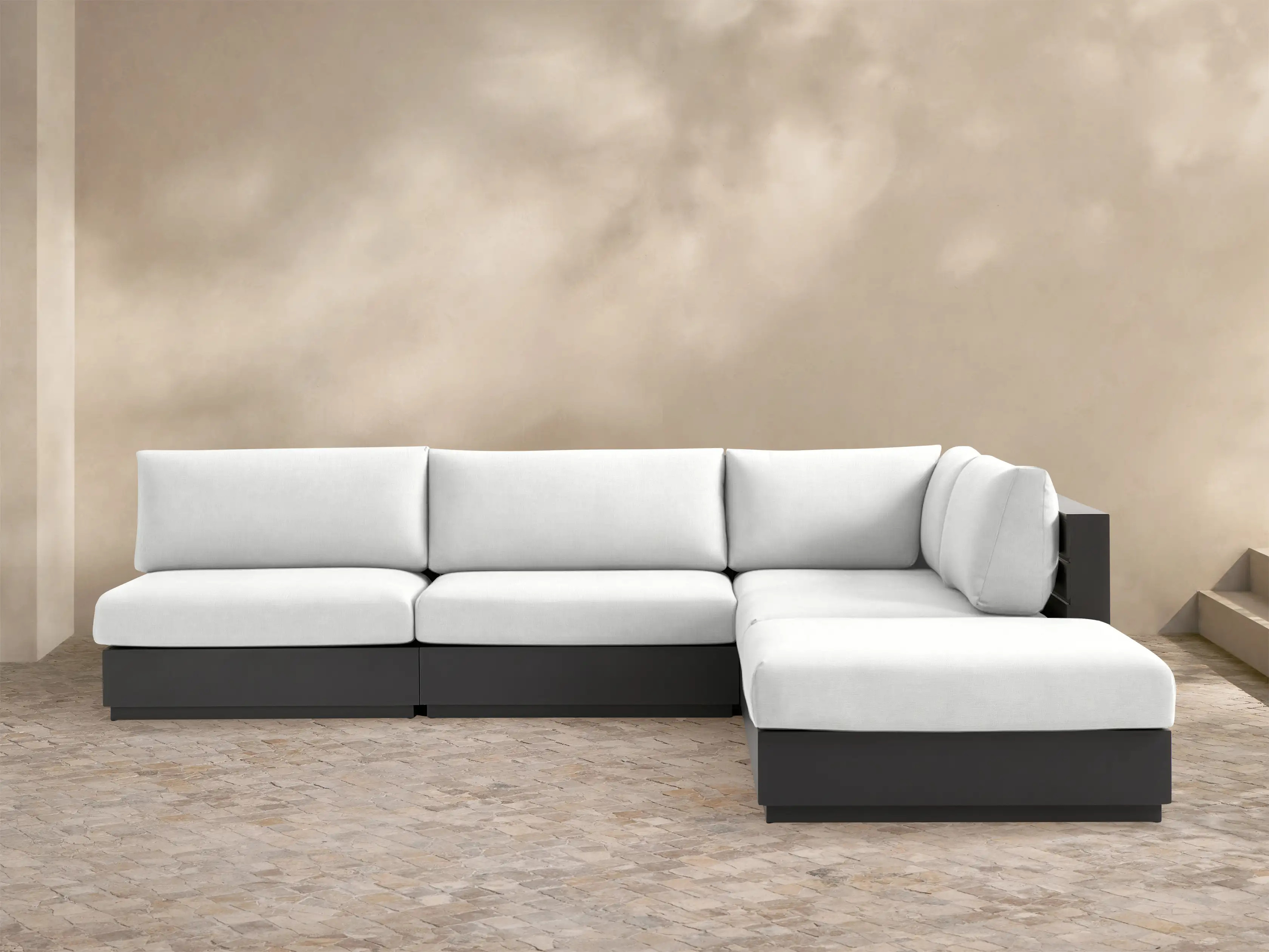 Bal Harbour Outdoor Aluminum Five-Piece Sectional | Arhaus