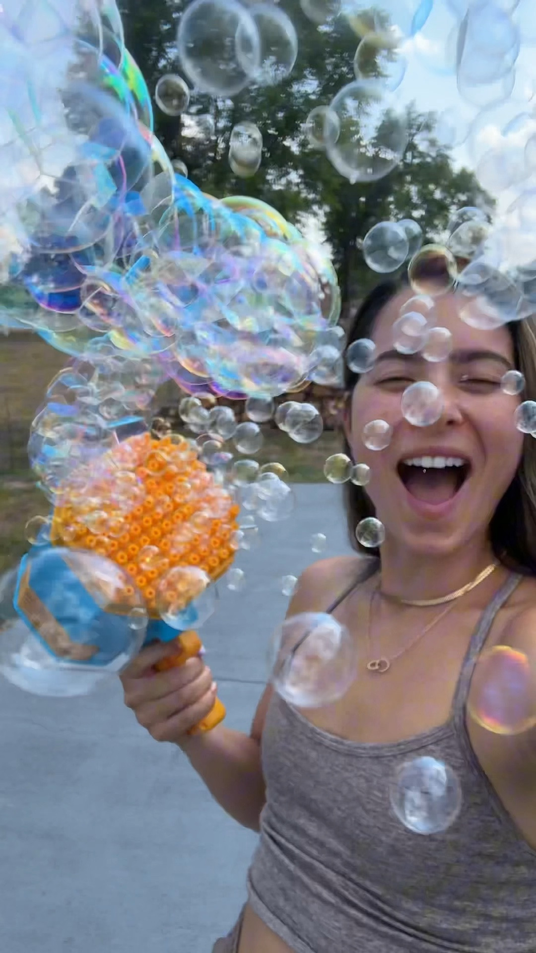 Best toy for the whole family..especially toddlers who are bubble obsessed 😅🫧🤸🏼‍♀️ 

#LTKBaby #LTKKids #LTKFamily