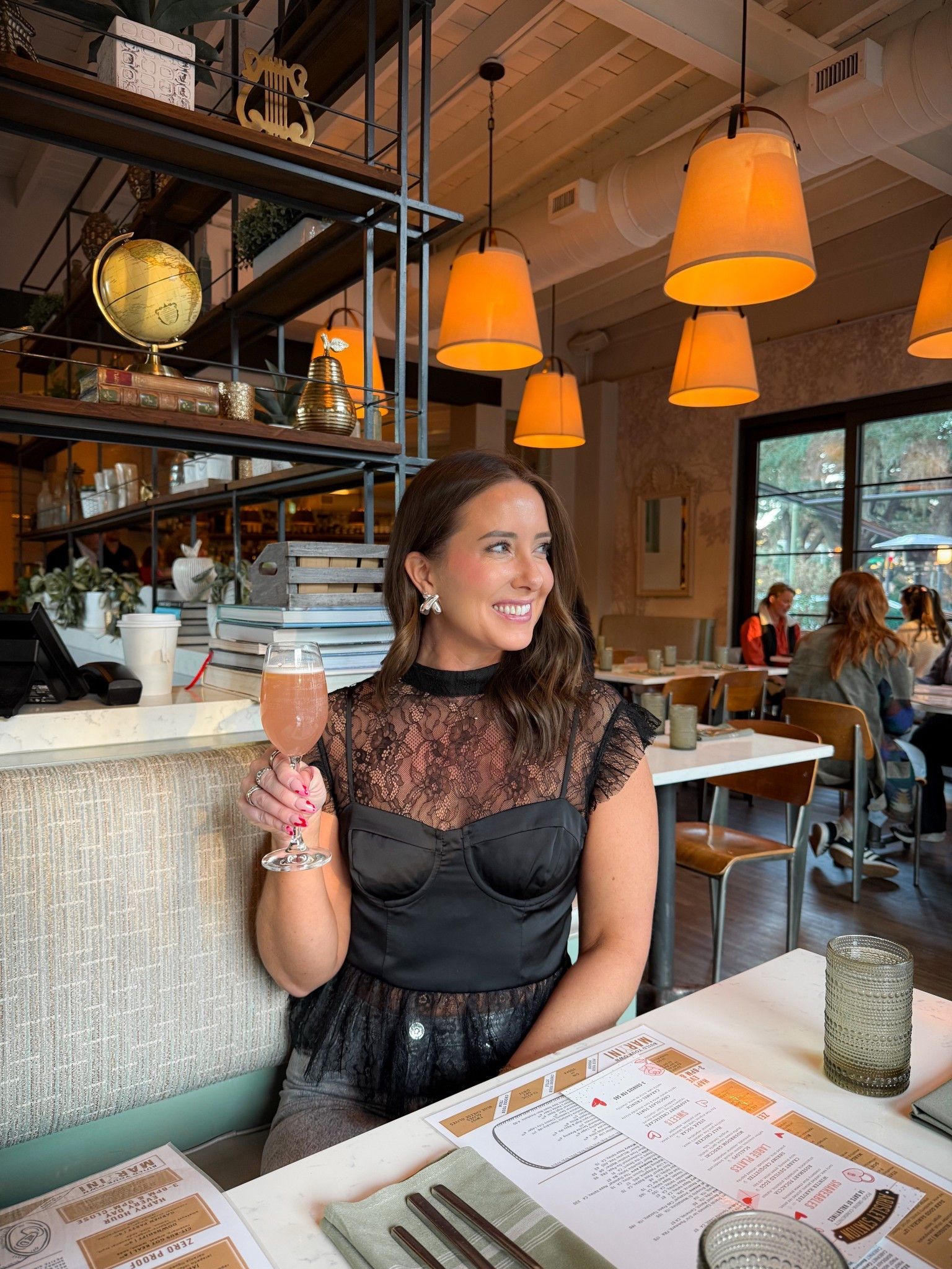 How perfect is this black lace top for date night? Wearing a medium! 

#LTKTravel #LTKootd #LTKValentine