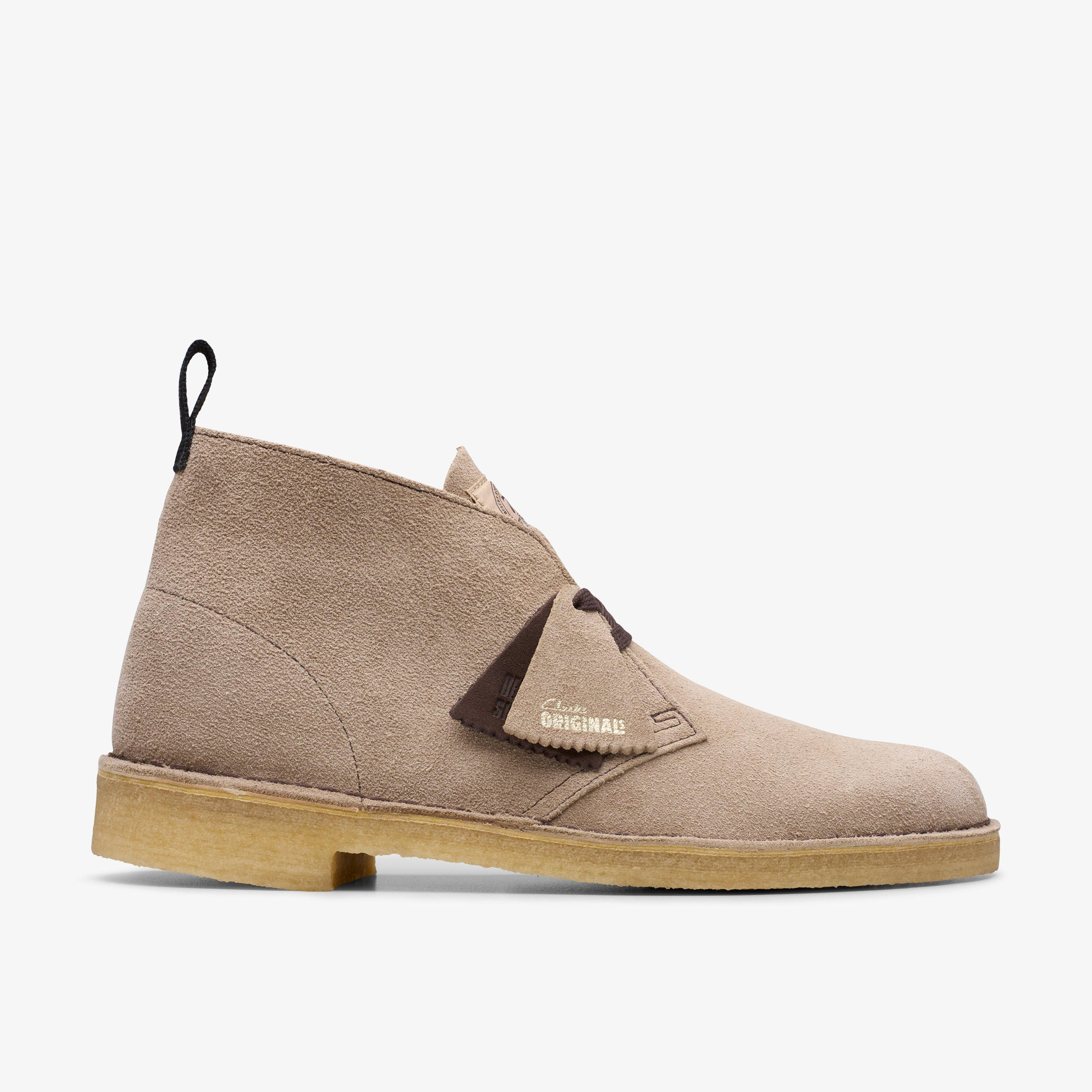Mens Desert Boot Wolf Suede Shoes | Clarks | Clarks (US)