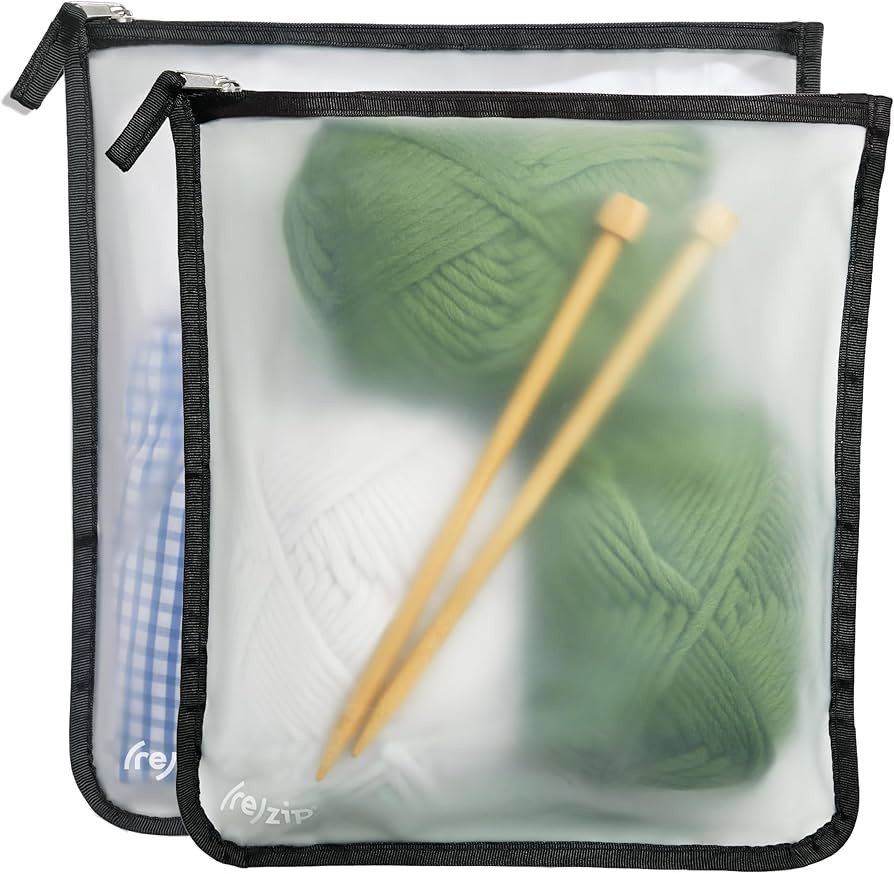(re) zip 2-Pack Gallon Size Storage Bags | Zippered, Reusable Bags for Travel & Household Storage... | Amazon (US)