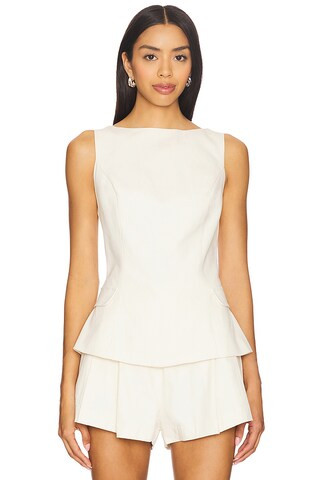 Line & Dot Veni Top in Ecru from Revolve.com | Revolve Clothing (Global)