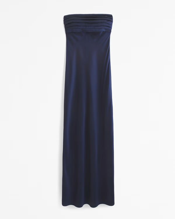 The A&F Emerson Strapless Slim Maxi Dress | Abercrombie & Fitch (US)