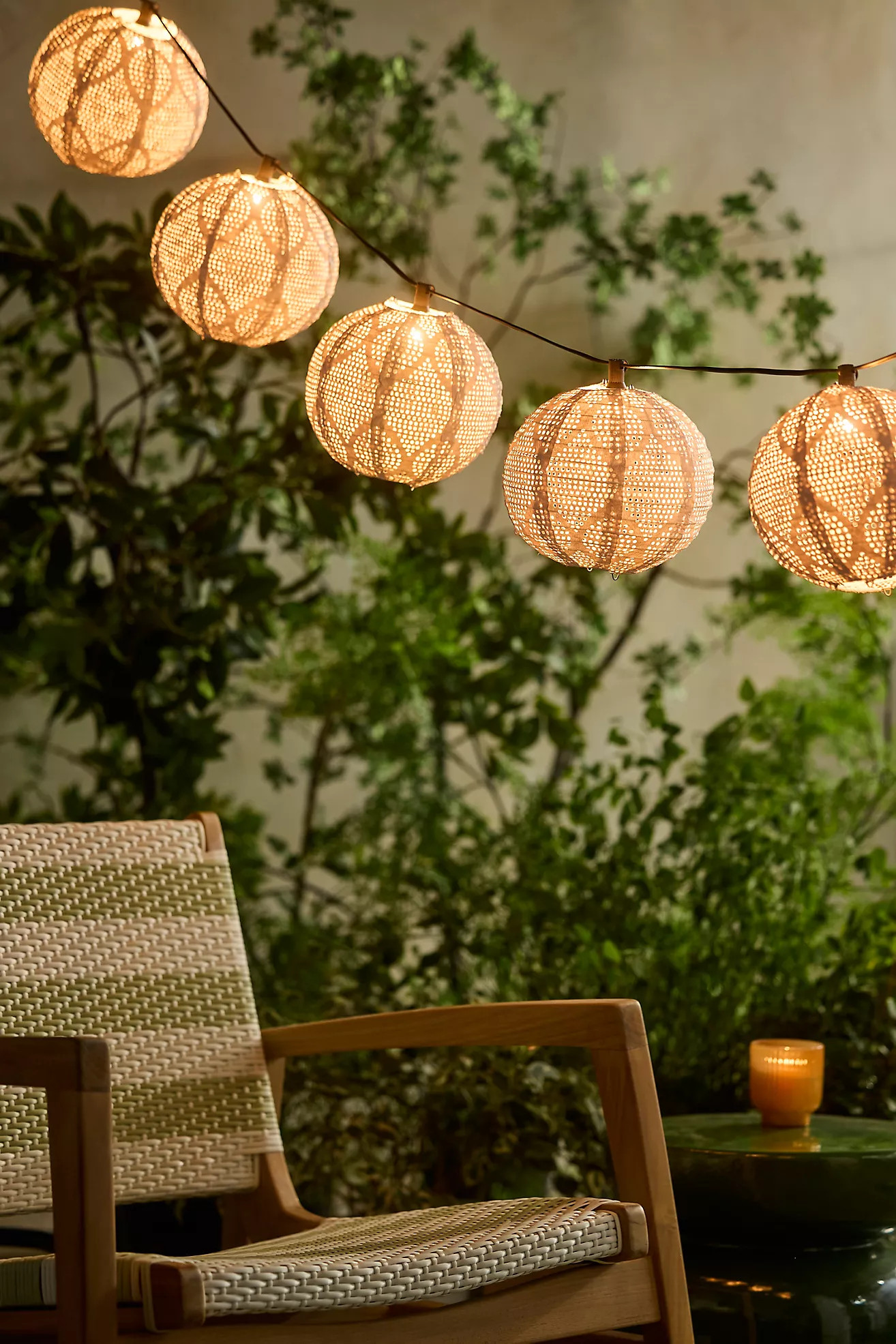 Lace Lantern Shade, Set of 5 | Terrain