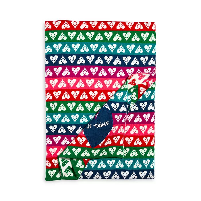 Heart Knit Throw - 100% Exclusive | Bloomingdale's (US)