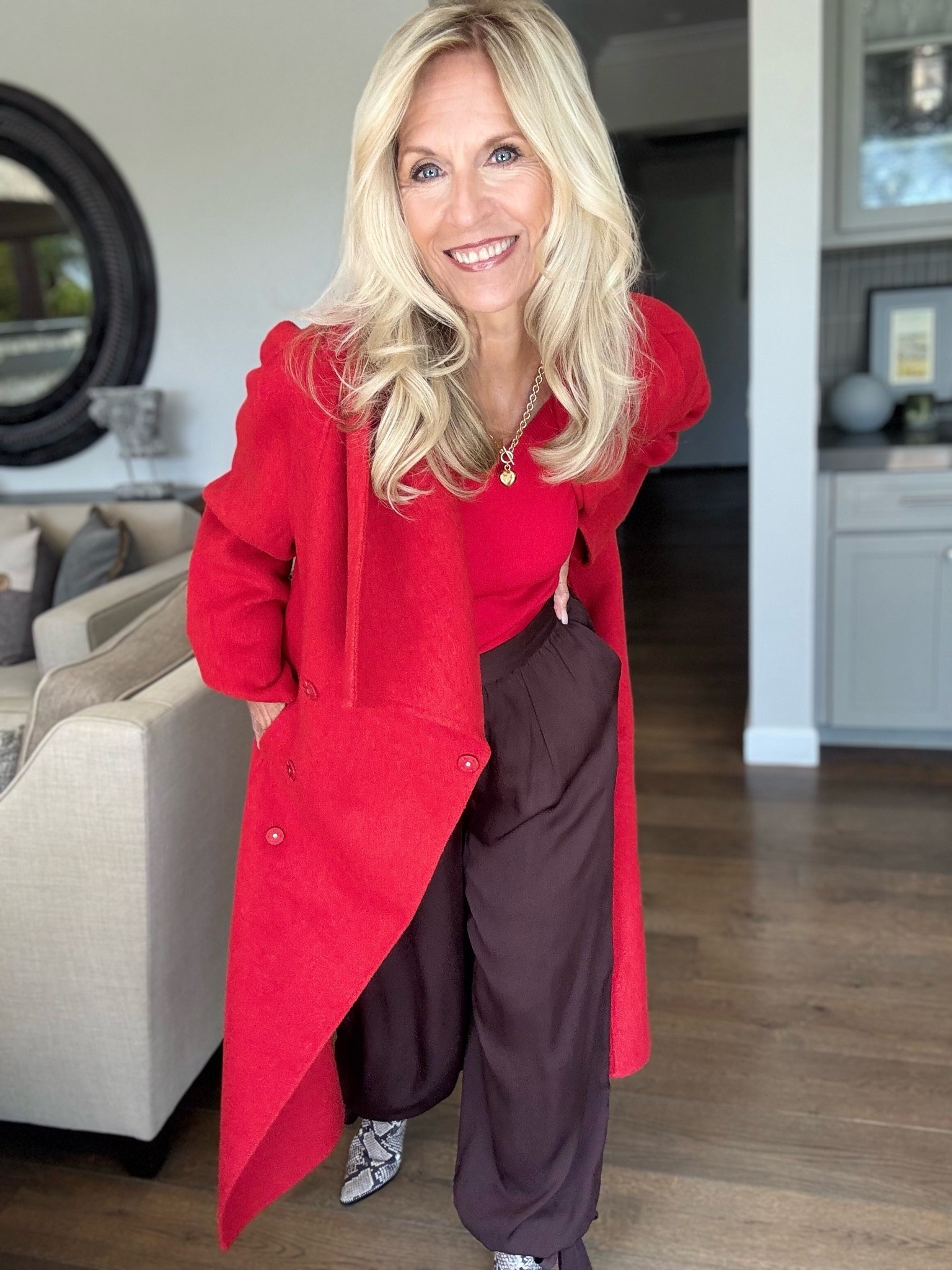 Red with Brown 

Red is such a strong trend for Fall. Styling it with brown really makes this color stand out. This coat @nordstrom is a fabulous example.

If you don’t have anything in your wardrobe in this color, this may be the season to give it a try. Even in a handbag or a pair of shoes you will thank yourself for this pop of color.

Follow me for more 50+ style inspiration.

#LTKootd #LTKOver40