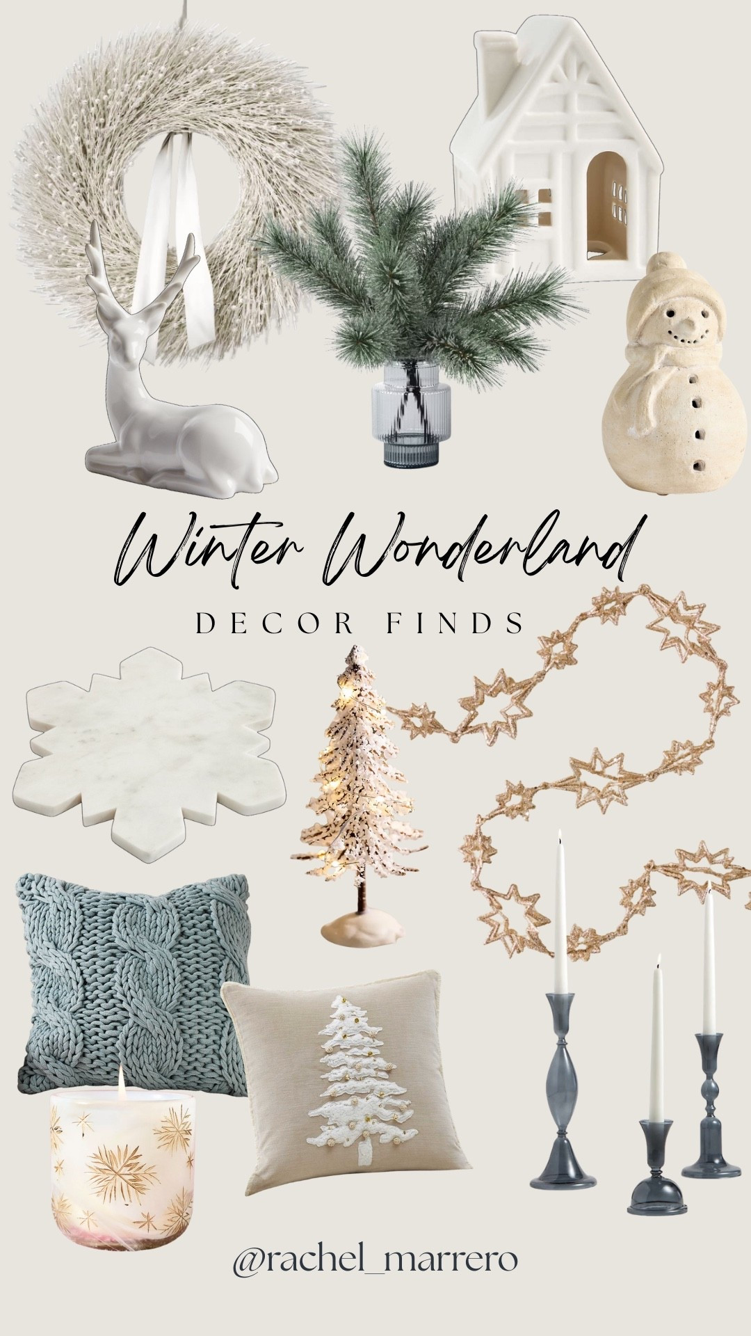 Winter wonderland decor finds! 


Winter decor, home finds, holiday decor, garland, pillows, trees, arrangements, snowman, snowflake 

#LTKSeasonal #LTKStyleTip #LTKHome