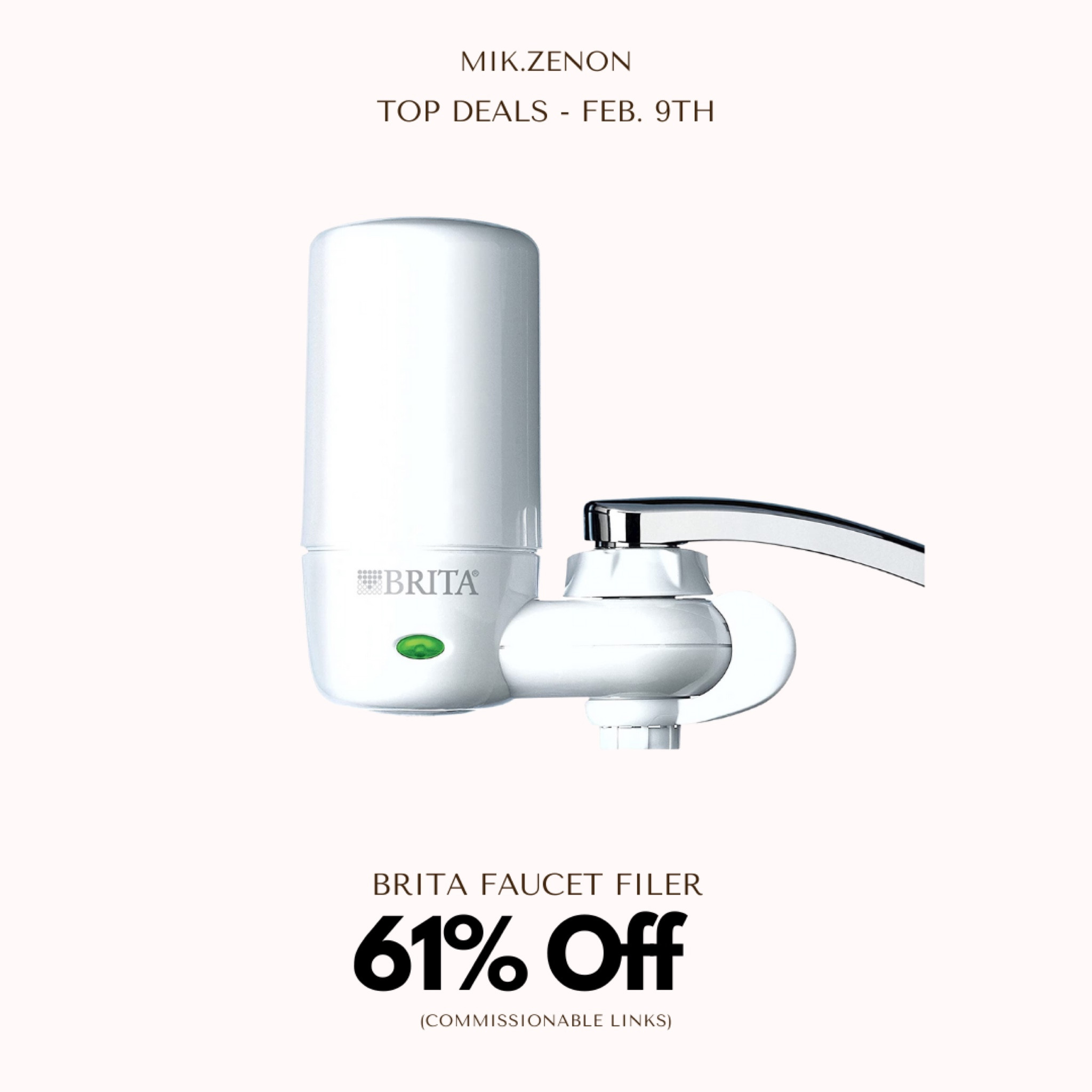 Price Drop Alert 🚨 61% off this Brita filtration system for your faucet! It reduces 99% of chemicals so you can get great-tasting water.

#LTKhome #LTKsalealert #LTKunder50