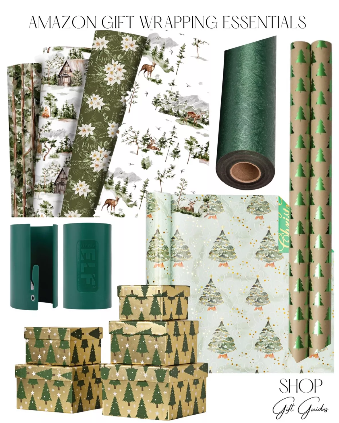  WRAPAHOLIC Wrapping Paper Sheet - Christmas Kraft