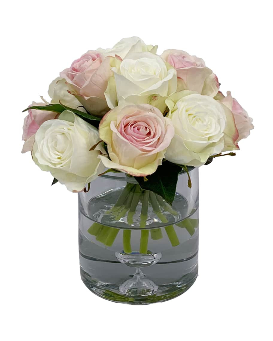 Winward Home Rose Mix in Vase | Horchow