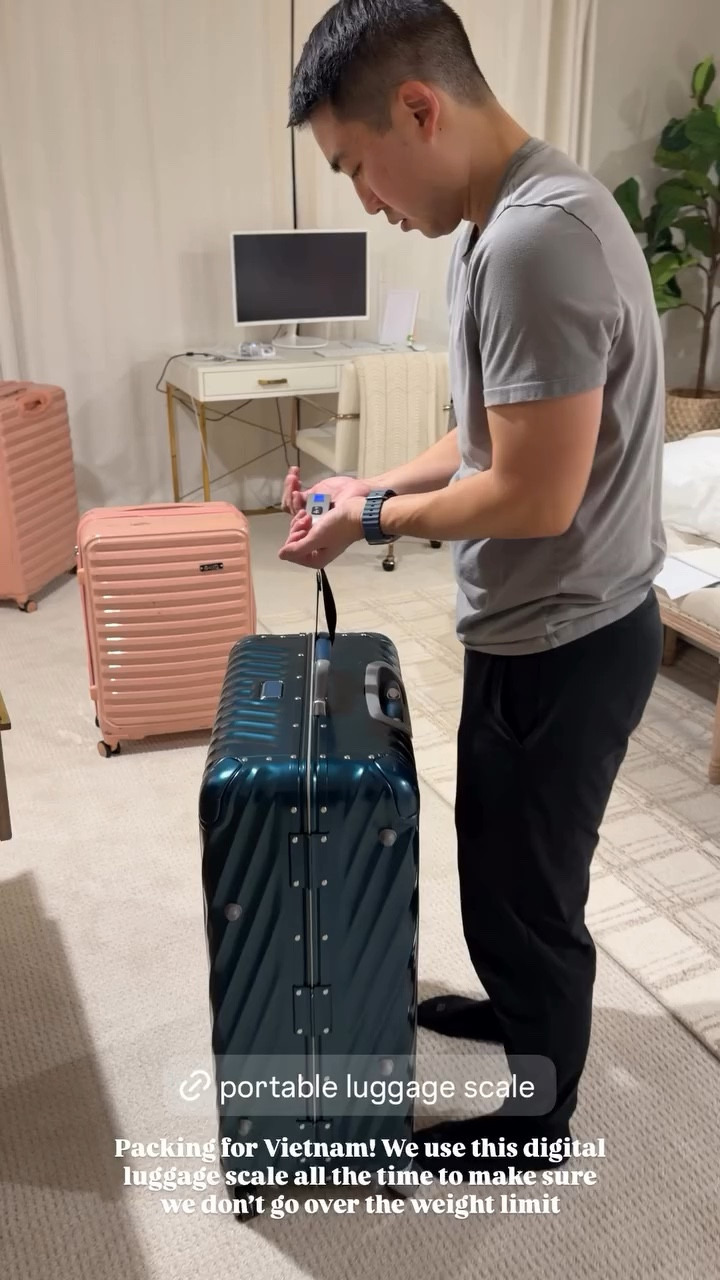 Portable luggage scale! Packing for Vietnam! We use this digital luggage scale all the time to make sure we don't go over the weight limit

#LTKTravel #LTKFindsUnder50