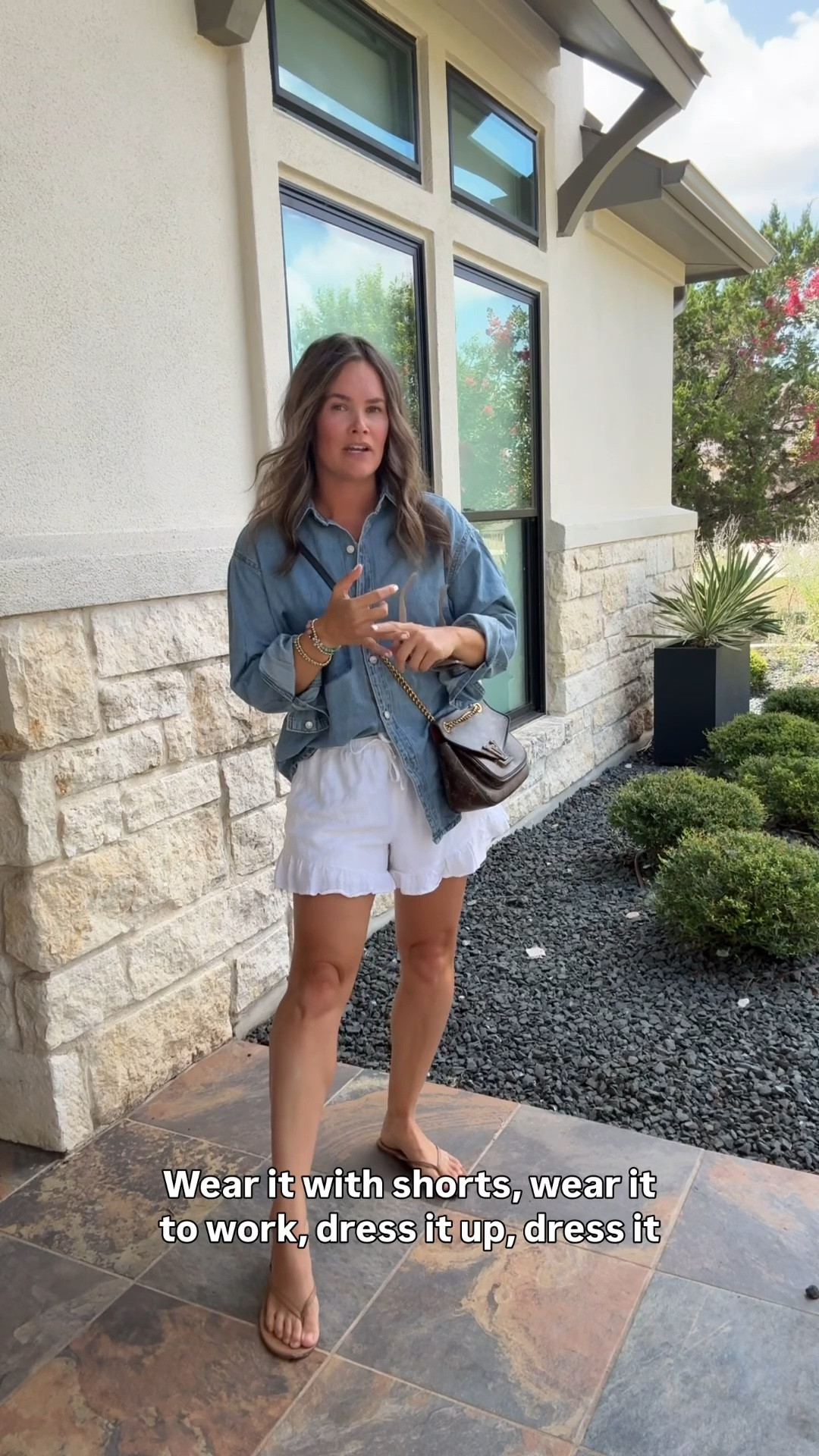 The most classic chambray top giving madewell but it’s Walmart! Dress up or down. So versatile. In my normal small. Wear as a shacket or regular top. #walmartfashion #walmartfinds #shacket #chambraytop #falloutfit #fallfashion

#LTKSaleAlert #LTKgrwm #LTKootd
