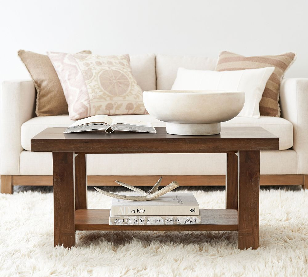 Reed Rectangular Coffee Table (36") | Pottery Barn (US)